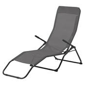Ležaljka za plažu (Siva, Metal)