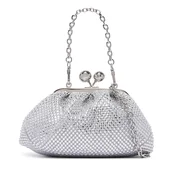 Ročna torba Weekend Max Mara Wkavino 2625516015650 Srebrna