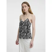 Black womens patterned tank top ORSAY