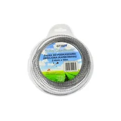 GEKO G73971 Ojačana - kockasta nitka za kosilnico 2,4 mm x 50 m