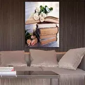 Wallity Dekorativna slika na platnu, 70x100cm, Šarena