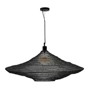 Črna viseča svetilka o 87 cm Makai – Kave Home