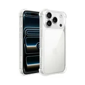 Anti Shock ovitek 1,5 mm za iPhone 17 Pro 6,3 - prozoren z veliko odprtino za kamero