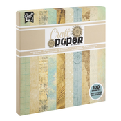 Papir za scrapbooking 20 x 20 cm | bež odtenki