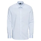 OLYMP Poslovna srajca Level 5 Chambray, modra