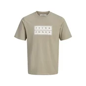 Jack & Jones Junior Majica JCOFUSION kaki / pastelno zelena