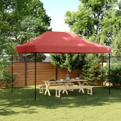 Šator za zabave Tamno crvena 279 x 410 x 315 cm Oxford tkanina