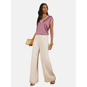 love & roses Bluza lila/naravno bela