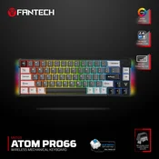 Tastatura mehanicka Gaming Fantech MK919 Atom PRO66 crna (Blue switch)