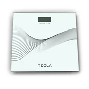 TESLA Telesna vaga BS103W bela