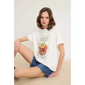 Trendyol Milla Ženska majica TWOSS26TS00288, Bela