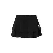 Juicy Couture Mini krilo Smocked Terry JCGGS126006 Črna Regular Fit
