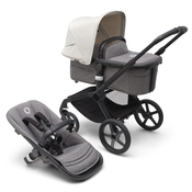 Bugaboo - Fox 5 BLACK/GREY MELANGE - MISTY WHITE