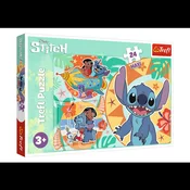 Puzzle 24kom Maxi Happy Day Lilo and Stitch Trefl 14365