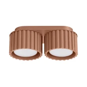 Sollux SL.1808 - Spot svetiljka AURA 2xGX53/10W/230V braon