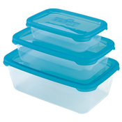 Heidrun KOMPLET 3 PRAVOKOTNIH KOZARCEV POLAR FROST,0,6L/1,3L/2,5L