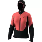 Dynafit TRAVERSE INS HOODED JKT W, ženska pohodna jakna, rdeča 72045