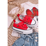 Kids classic sneakers Big Star - red