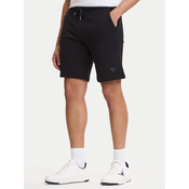 Guess Športne kratke hlače M6GD12 K3020 Črna Slim Fit
