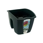 Prosperplast Cvetlični lonec z ograjo CROWN DCRO240 | Antracit