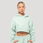 GymBeam Women‘s Mochi Cropped Hoodie Green L