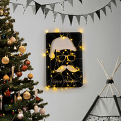 WALLXPERT Zidna dekoracija XMASBLACK 006