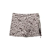 Pull&Bear Brisače za na plažo temno rjava/naravno bela