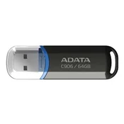 ADATA C906 USB 2.0 flash memorija 64 GB, crna