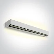 STENSKA SVETILKA LED 2x13W WW IP65 230V BELA DM67526B3/W/W