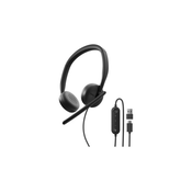 DELL WH3024 Wired Headset slušalice sa mikrofonom crne