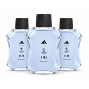 Adidas UEFA Champions League Star Silver EDT trio pack 3x100ml ( 3 komada )