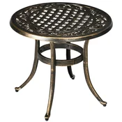 Homestar Stranska mizica 60x525 cm bronasta