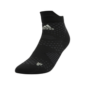 Carape za tenis Adidas Run 4D Quarter Socks 1P - black/carbon/almost lime