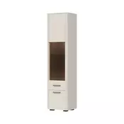 Jela Jagodina Vitrina V50-2KS/AI Air, 50x202x41 cm, Bela