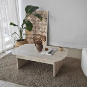 Hanah Home Klub sto Theseus, 105x35x60 cm, Krem