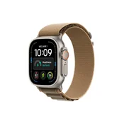 APPLE Watch Ultra 4 GPS + Cellular 49mm Natural Titanium Case with Desert Alpine Loop - M (MJAF4SE/A)