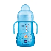 slomart otroška steklenička mam transition modra 220 ml