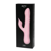 TO Vibrator za G-točko in klitoris, masažer zajčka INTY Toys - Flirt - roza