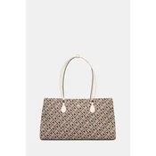 Ročna torba Tommy Hilfiger Th Grace Satchel Jacquard AW0AW18754 Rjava