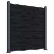 ELEMENT WPC ograjna plošča 180x180 cm in zaključki – antracit