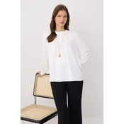 Trendyol Modest Ženska bluza Tctss26Uk00010, Bela