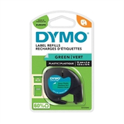 Dymo Originalni trak za LetraTag 12 mm x 4 m zelena plastika