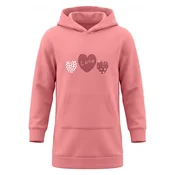 Lucky Kiddo obleka DR LK-KGHOD L 2_26 CL A 033502 D roza 122