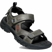 KEEN Moški sandali TARGHEE III OPEN TOE SANDAL PRST 1022424 sivo/črn (Velikost 46)
