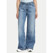 Guess Jeans Jeans hlače W6BA18 D1795 Modra Wide Leg