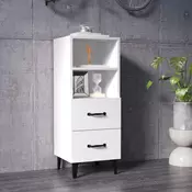 Vidaxl vidaXL Omarica, bela, 34,5 x 34 x 90 cm, material na osnovi lesa