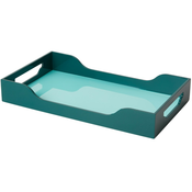 Dekorativni pladenj SWELL, 36 cm, turkizna, umetna masa, Printworks