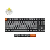 Keychron Keychron K8 Max QMK Brezžična mehanska tipkovnica, v celoti sestavljena/Hot-Swap/RGB/Super Banana/K8M-H4, (5000120100)