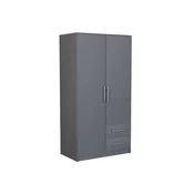 Garderoba Omaha K105 Antracit, 190x100x56cm, Porte guardarobaVrata garderobe: Klasicna vrata