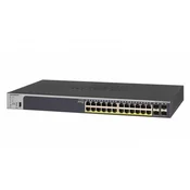 Smart Netgear GS728TPP Smart Switch, 24xGE PoE+, 4xSFP